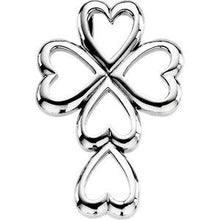 Load image into Gallery viewer, 28.75x20 mm Heart Cross Pendant
