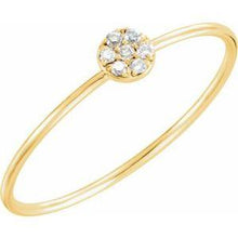 Load image into Gallery viewer, .04 CTW Diamond Petite Circle Ring