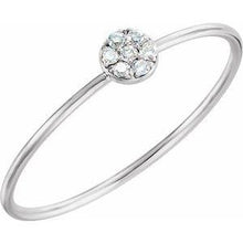 Load image into Gallery viewer, .04 CTW Diamond Petite Circle Ring