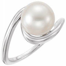 Load image into Gallery viewer, 6 mm Freshwater Cultured Pearl Ring