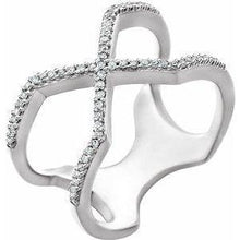 Load image into Gallery viewer, 1/6 CTW Diamond Geometric Ring