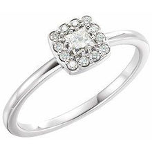 Load image into Gallery viewer, 1/4 CTW Diamond Stackable Ring
