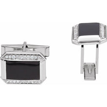 Load image into Gallery viewer, 1/4 CTW Diamond Cuff Links