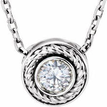 Load image into Gallery viewer, 1/10 CTW Diamond 16" Necklace