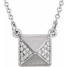 Load image into Gallery viewer, .05 CTW Diamond 16.5" Necklace