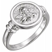 Load image into Gallery viewer, 12.2 mm Cherub Angel Ring