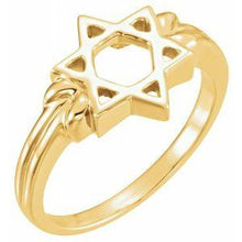 Load image into Gallery viewer, Star of David Ring