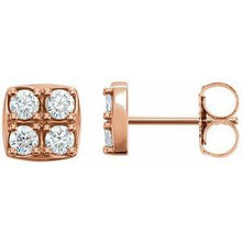 Load image into Gallery viewer, 1/2 CTW Diamond Earrings