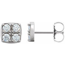 Load image into Gallery viewer, 1/2 CTW Diamond Earrings