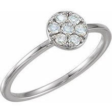 Load image into Gallery viewer, 1/5 CTW Diamond Stackable Cluster Ring