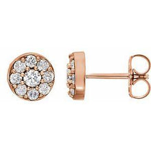 Load image into Gallery viewer, 1/2 CTW Diamond Earrings