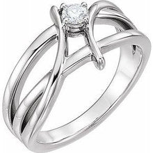 Load image into Gallery viewer, 1/2 CT Diamond Ring