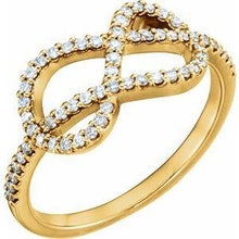 Load image into Gallery viewer, 1/3 CTW Diamond Knot Ring