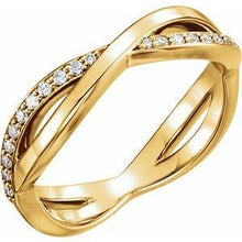Load image into Gallery viewer, 1/5 CTW Diamond Infinity-Inspired Ring