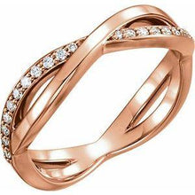 Load image into Gallery viewer, 1/5 CTW Diamond Infinity-Inspired Ring
