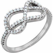 Load image into Gallery viewer, 1/3 CTW Diamond Knot Ring