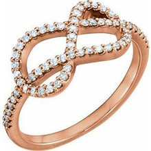 Load image into Gallery viewer, 1/3 CTW Diamond Knot Ring