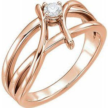 Load image into Gallery viewer, 1/2 CT Diamond Ring