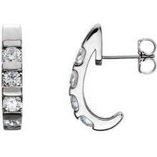 Load image into Gallery viewer, 1 CTW Diamond Earrings
