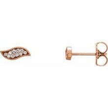 Load image into Gallery viewer, .07 CTW Diamond Earrings