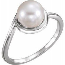 Load image into Gallery viewer, 7.5-8.0 mm Freshwater Cultured Pearl Freeform Ring