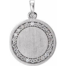 Load image into Gallery viewer, 1/5 CTW Diamond Engravable 16-18" Necklace