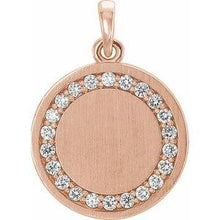 Load image into Gallery viewer, 1/5 CTW Diamond Engravable 16-18" Necklace