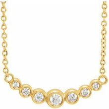 Load image into Gallery viewer, 1/5 CTW Diamond 16-18" Necklace