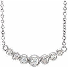 Load image into Gallery viewer, 1/5 CTW Diamond 16-18" Necklace