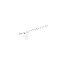 Load image into Gallery viewer, Hollow Charm 7 1/2" Bracelet with Heart