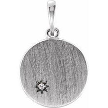 Load image into Gallery viewer, .005 CT Diamond Engravable Necklace