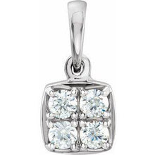 Load image into Gallery viewer, 1/4 CTW Diamond Pendant