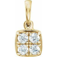 Load image into Gallery viewer, 1/4 CTW Diamond Pendant