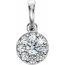 Load image into Gallery viewer, 1/4 CTW Diamond Pendant