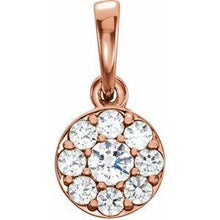 Load image into Gallery viewer, 1/4 CTW Diamond Pendant