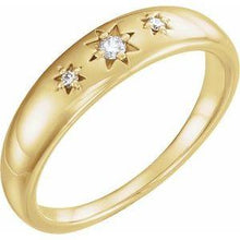 Load image into Gallery viewer, .05 CTW Diamond Starburst Ring