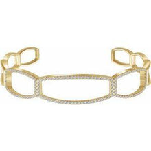 Load image into Gallery viewer, 3/4 CTW Diamond Cuff 6 1/4" Bracelet
