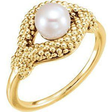 Load image into Gallery viewer, Freshwater Cultured Pearl Beaded Ring