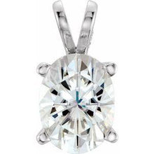 Load image into Gallery viewer, 8x6 mm Oval Forever One™ Moissanite Pendant