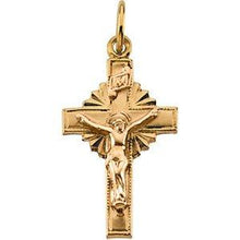 Load image into Gallery viewer, 19x13 mm Hollow Crucifix Pendant
