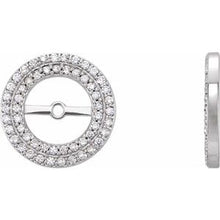 Load image into Gallery viewer, 1/3 CTW Diamond Earring Jackets