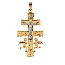 Load image into Gallery viewer, 40x24 mm Cara Vaca Crucifix Pendant