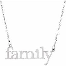 Load image into Gallery viewer, "Family" 17 1/2" Necklace