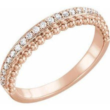 Load image into Gallery viewer, 1/5 CTW Diamond Beaded Ring