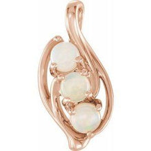 Load image into Gallery viewer, Opal Three-Stone Pendant