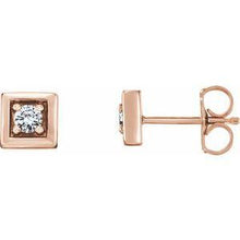 Load image into Gallery viewer, 1/8 CTW Diamond Earrings