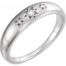 Load image into Gallery viewer, .05 CTW Diamond Starburst Ring