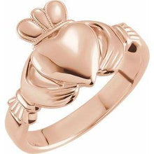Load image into Gallery viewer, 7.5 mm Claddagh Ring