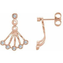 Load image into Gallery viewer, 1/6 CTW Diamond Earrings