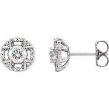 Load image into Gallery viewer, 5/8 CTW Diamond Earrings